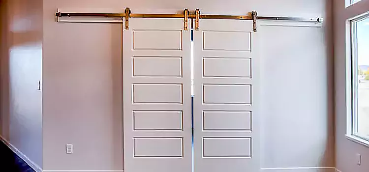 Glass Barn Door with Installation Hardware Kit New Bern